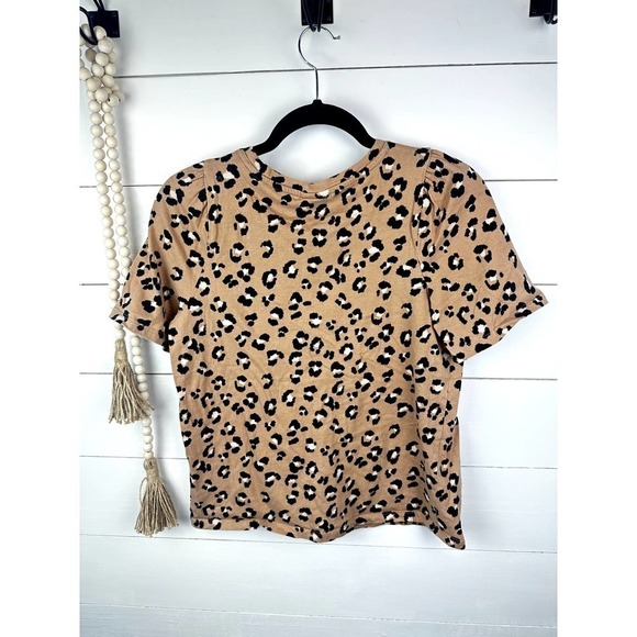 Pre-Loved A New Day Cheetah print t-shirt sz MED - Picture 3 of 6